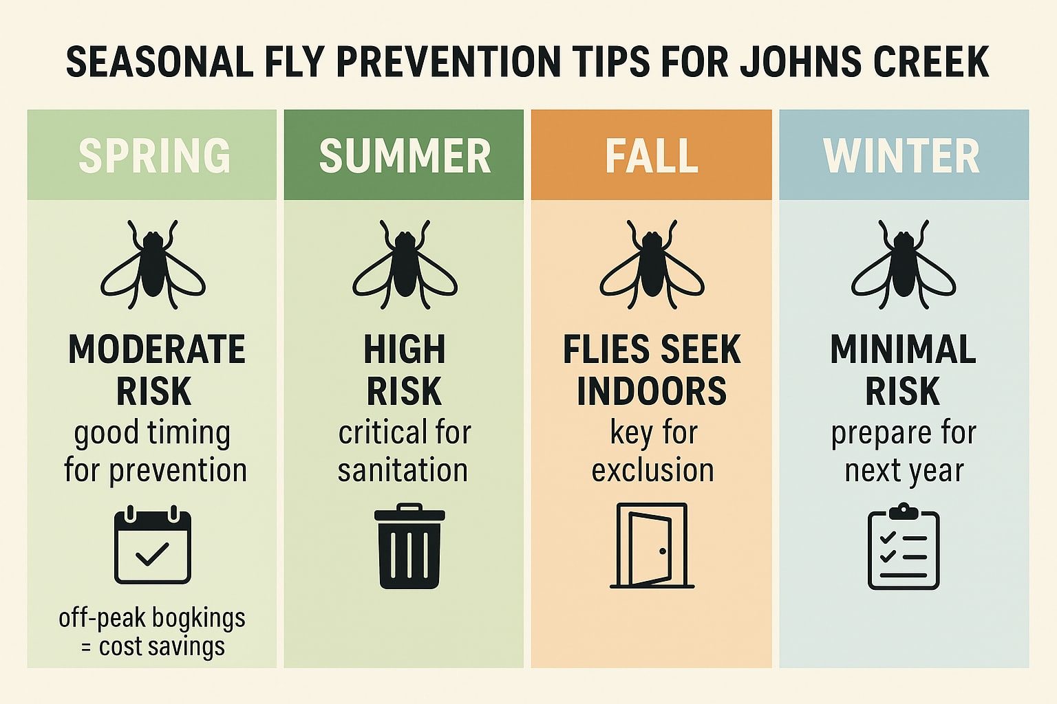 Best Time to Beat House Flies in Johns Creek