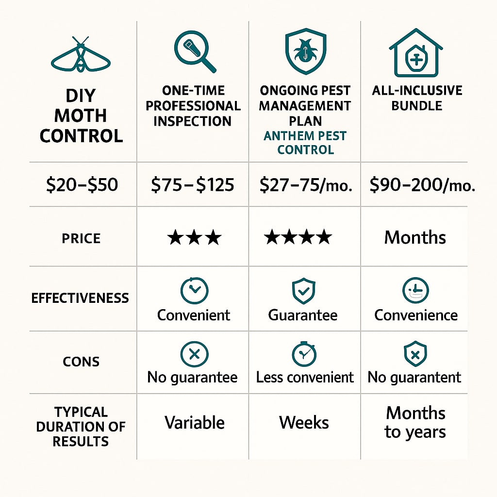 Moth Inspection and Treatment Cost in Johns Creek
