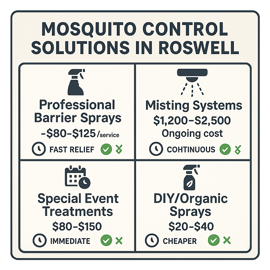 Cost of mosquito exterminator Roswell, GA