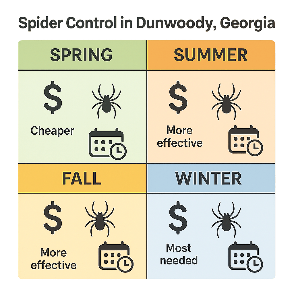 Timing Matters: Getting the Best Deal and Results on Spider Control in Dunwoody