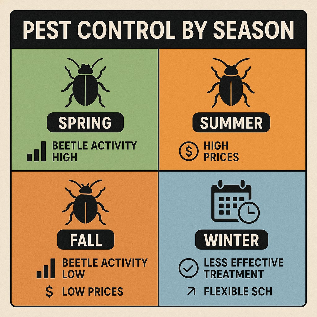 When to Tackle Carpet Beetles in Alpharetta