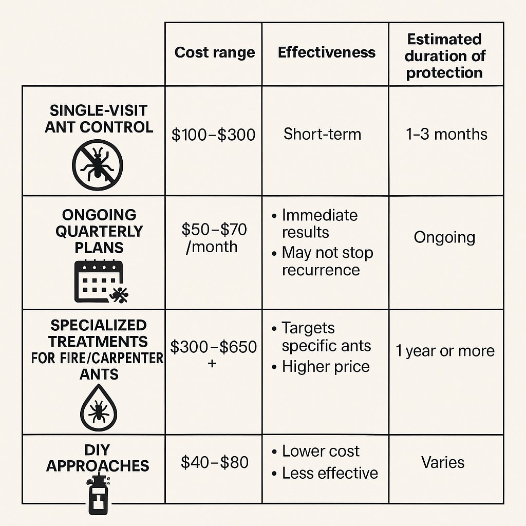 Ant Control Cost Johns Creek