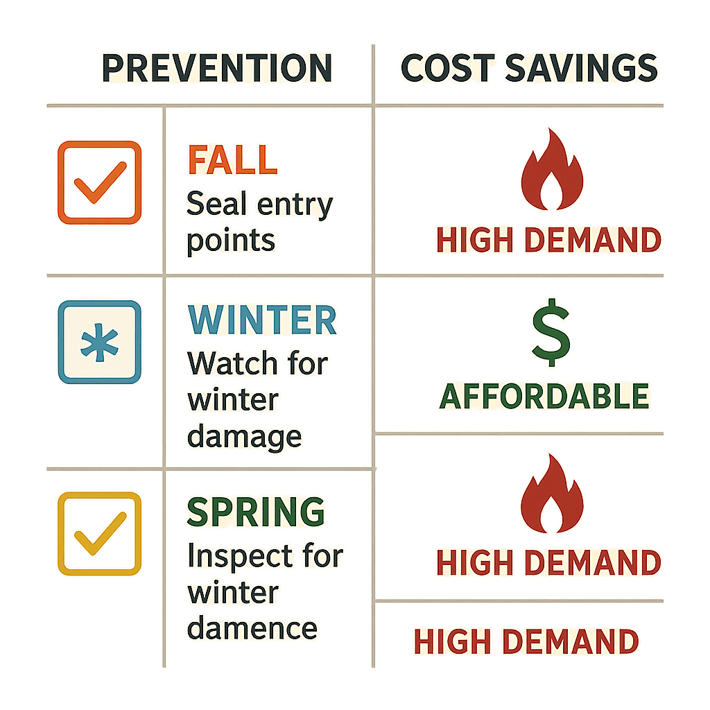 Prevention, Cost savings Specific  in mouse exterminator Johns Creek