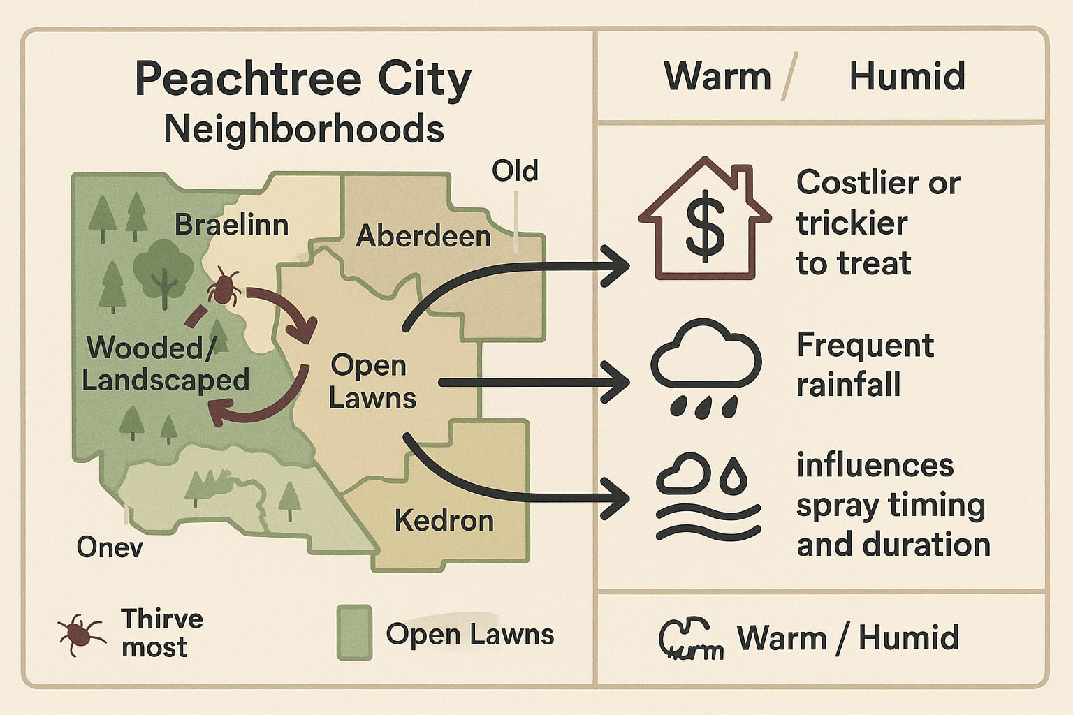 Tick prevention tips for Peachtree City homes