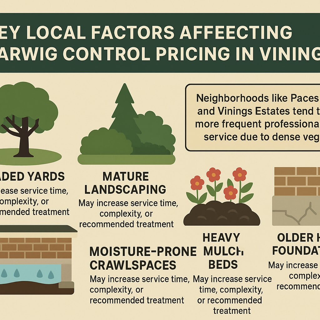 Earwig prevention tips for Vinings Georgia homeowners
