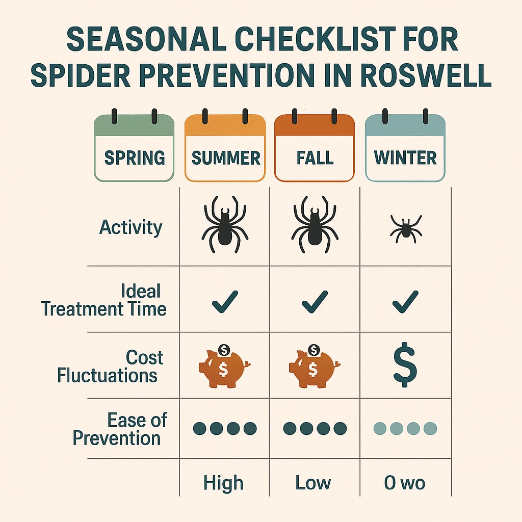 When to Get Serious About Spider Control in Roswell