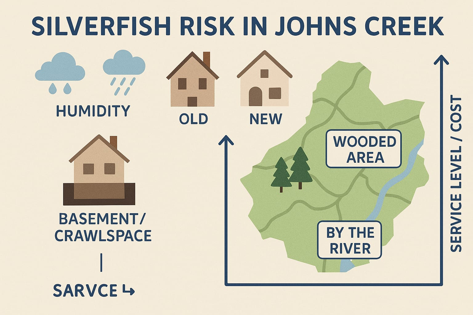 Silverfish Risk in Johns Creek