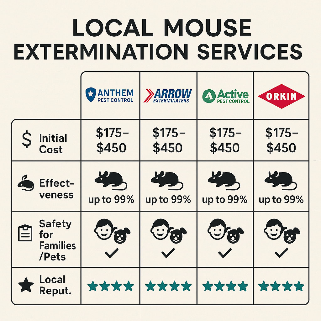 Cost mouse exterminator Alpharetta
