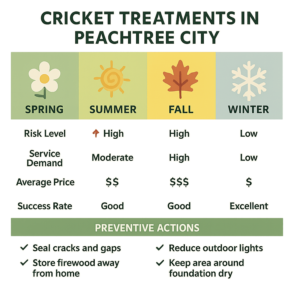 Right Time for Cricket Control in Peachtree City