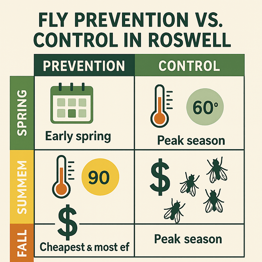The Smartest Times for Fly Control in Roswell