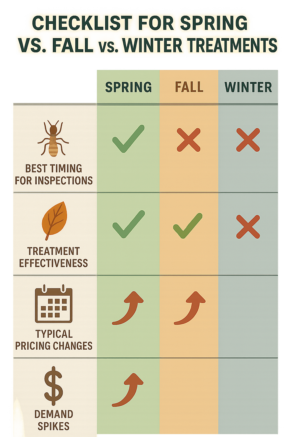 Right Time for Termite Inspections or Treatment in Alpharetta