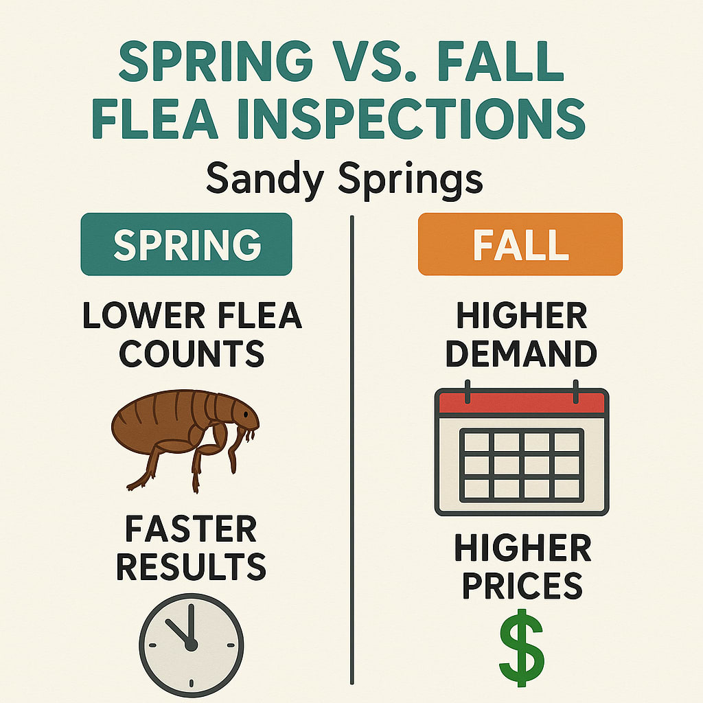 Right Time to Book a Flea Inspection in Sandy Springs