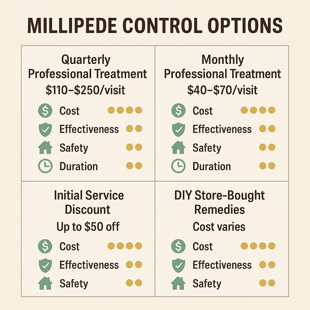 Millipede control cost Druid Hills, Georgia