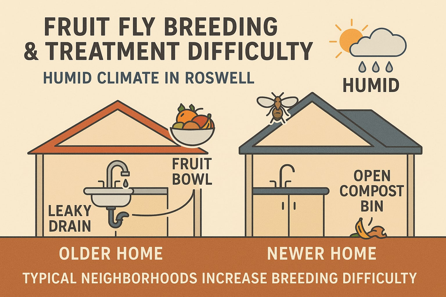 Keep Fruit Flies Out of Your Roswell Home