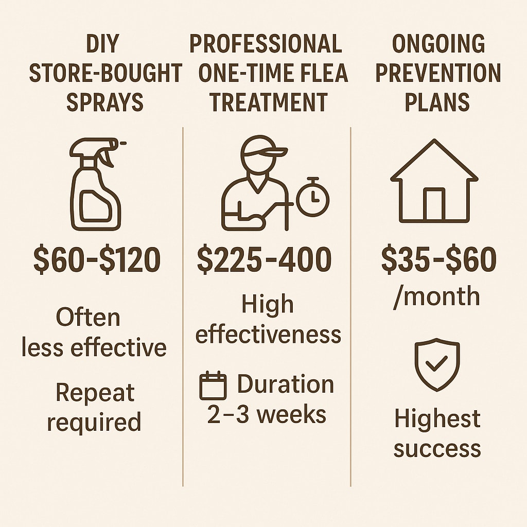 Cost of emergency flea control Roswell, GA