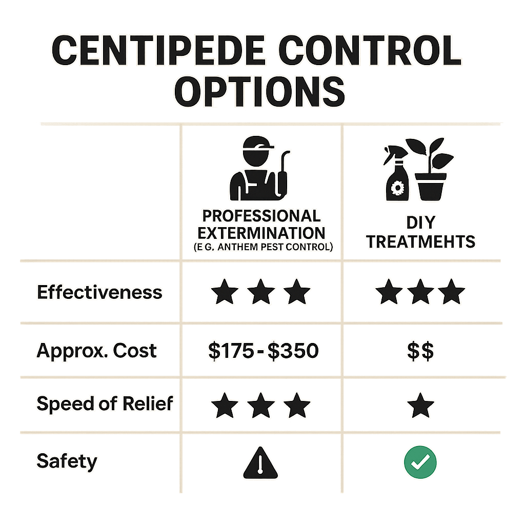 centipede Control options Fast Centipede Exterminator Johns Creek