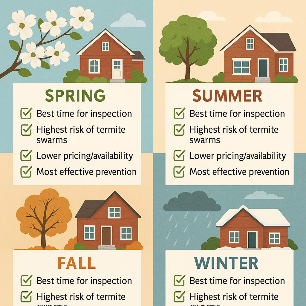 Best Time for Termite Inspections and Treatments in Roswell