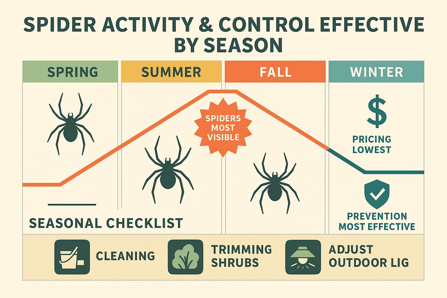 Spider Control in Milton