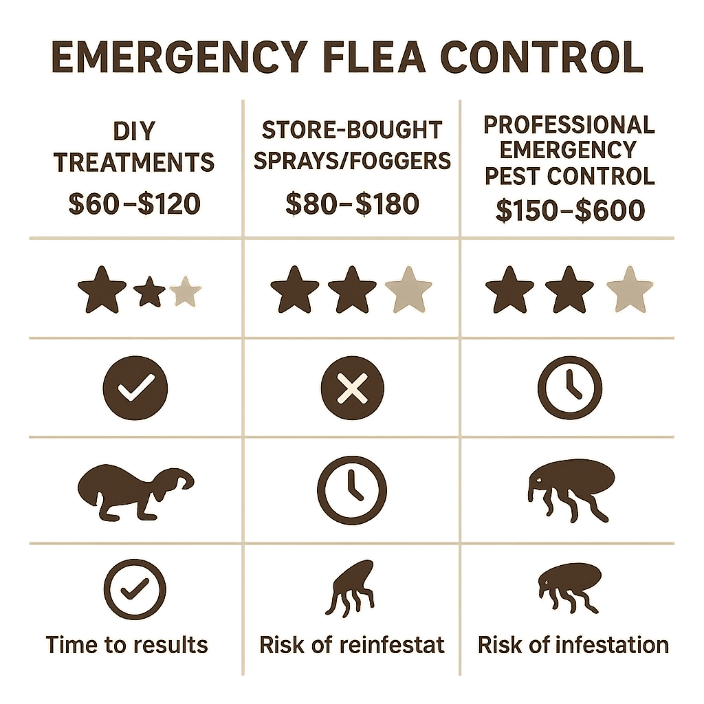 Emergency Flea Control Cost in Johns Creek, Georgia