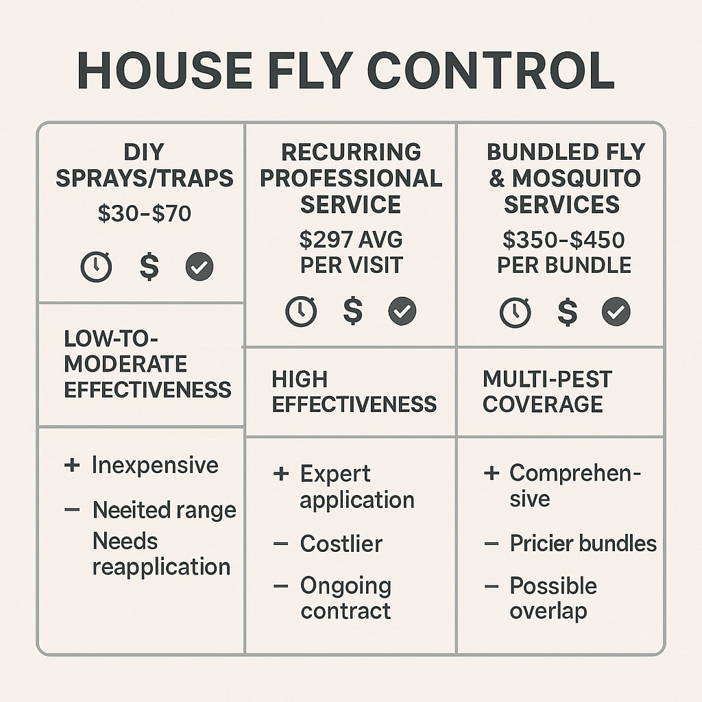 Cost of house fly control Peachtree City, GA