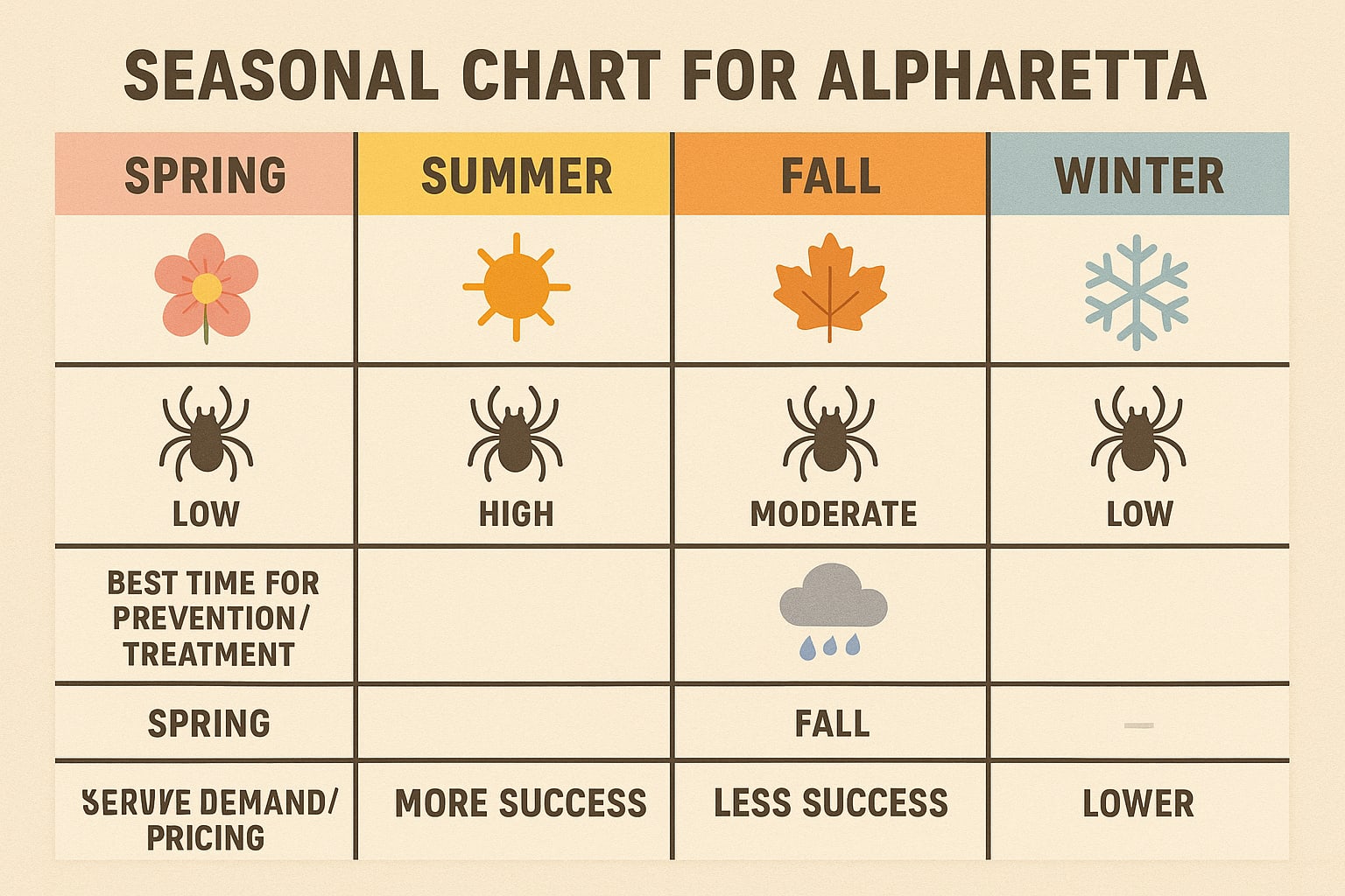 Best Time to Tackle Spider Problems in Alpharetta