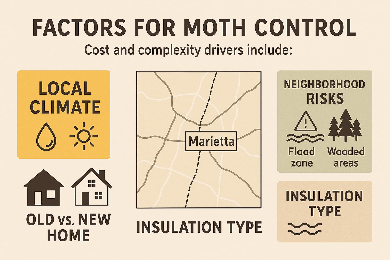 Easy Ways Marietta Homeowners Can Keep Moths Out