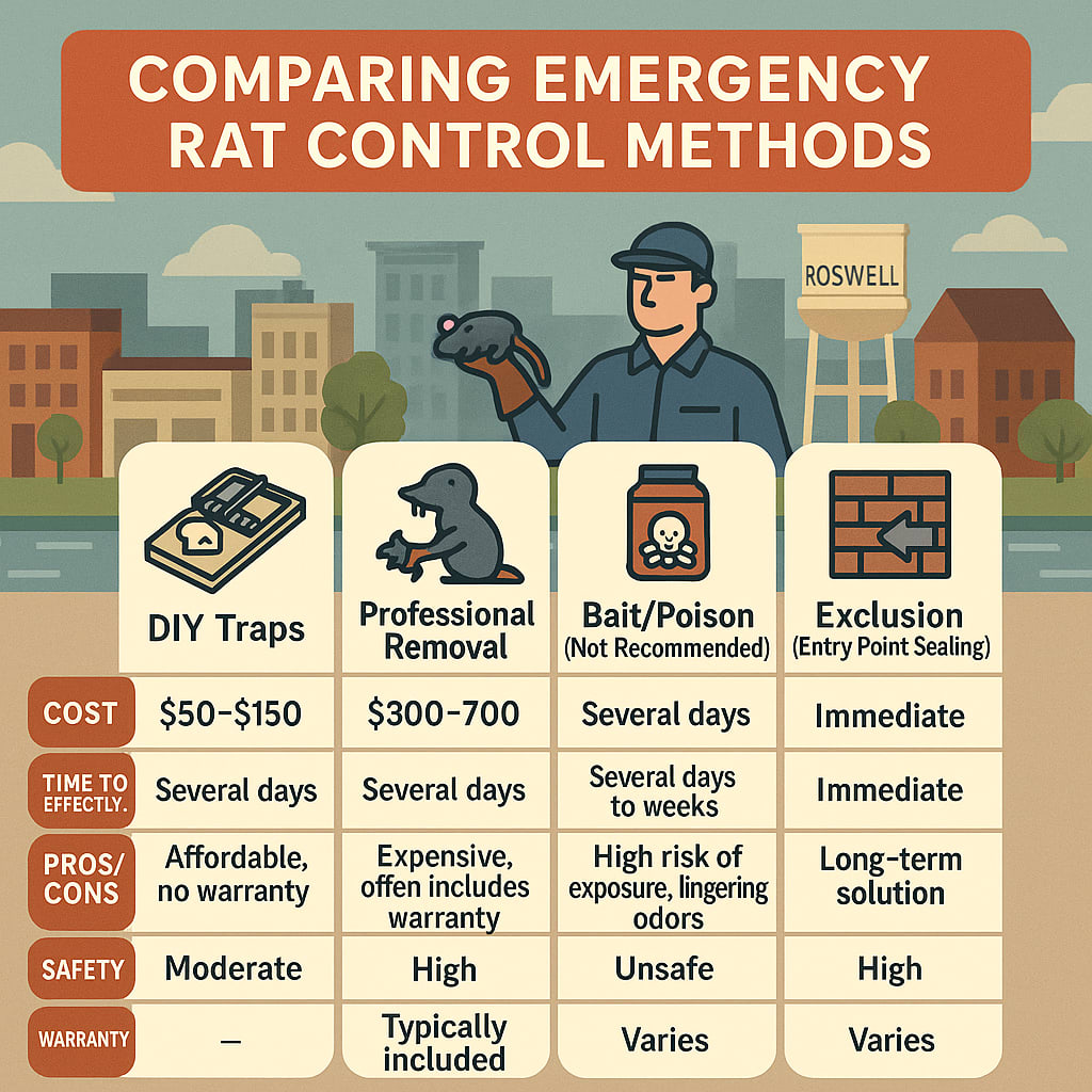 Cost of Emergency Rat Control Roswell Georgia