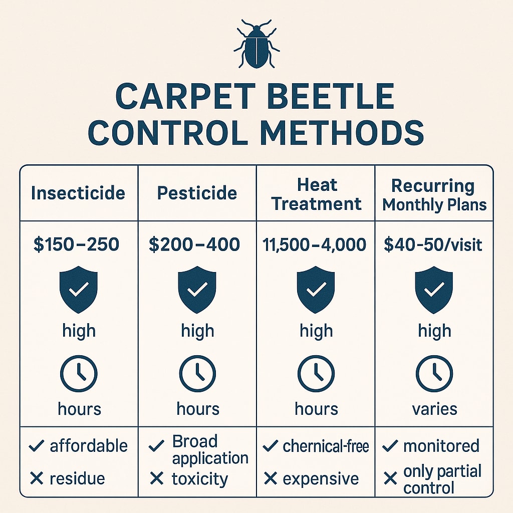 Carpet Beetle Control Cost Sandy Springs  Carpet Beetle Control Methods