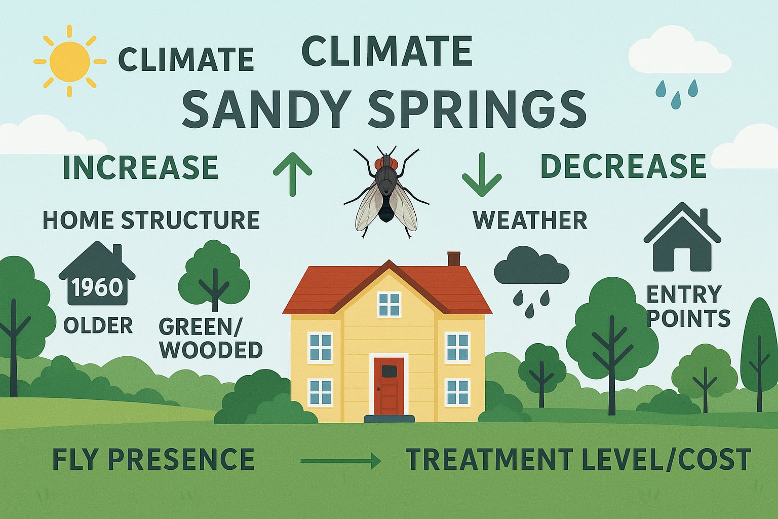 Fly Problems (and Costs) Low in Sandy Springs