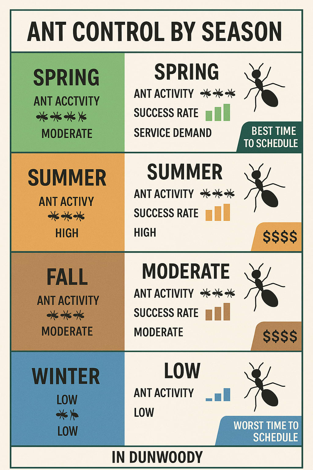 Why Timing Matters for Ant Control in Dunwoody