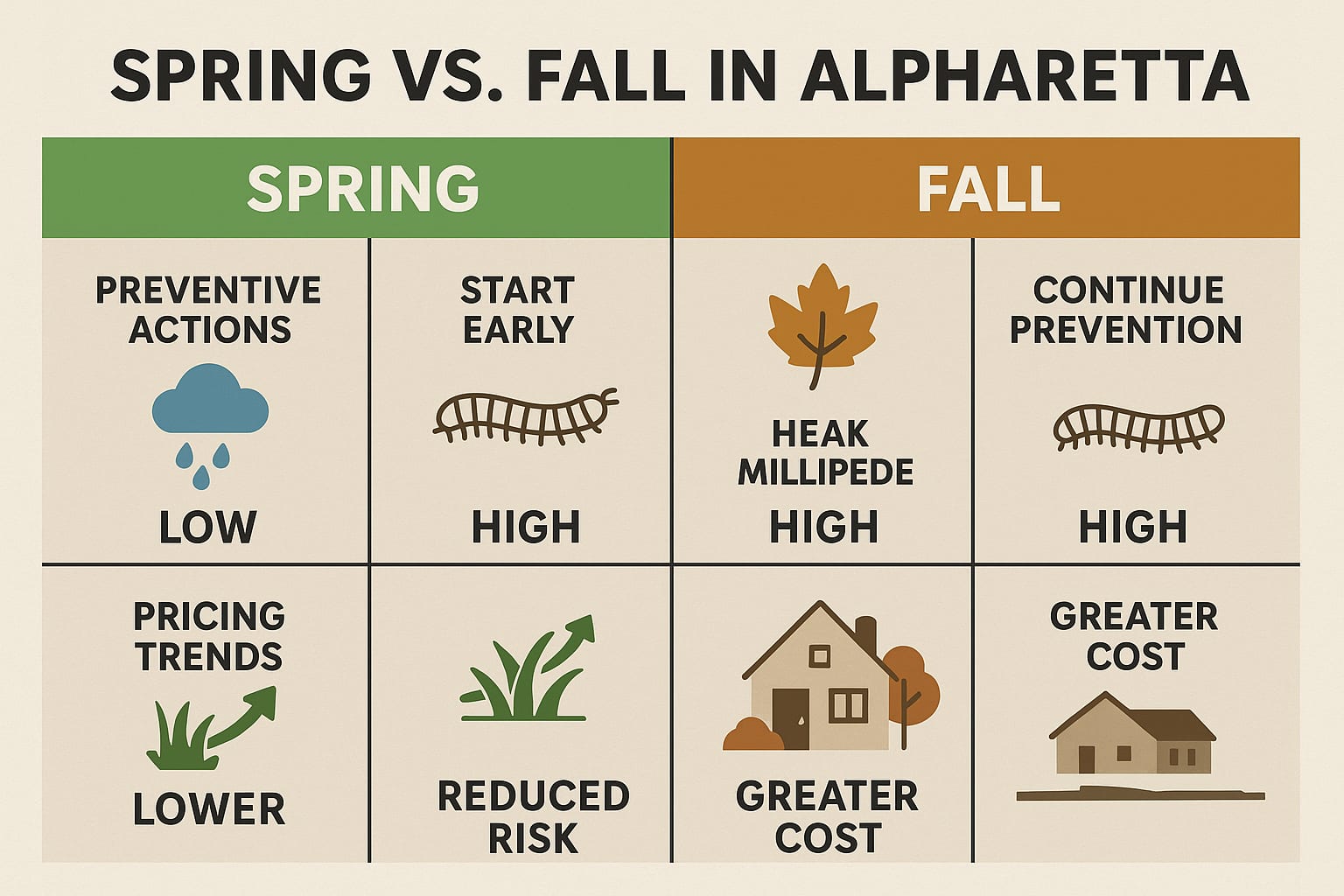 Millipede Control Alpharetta