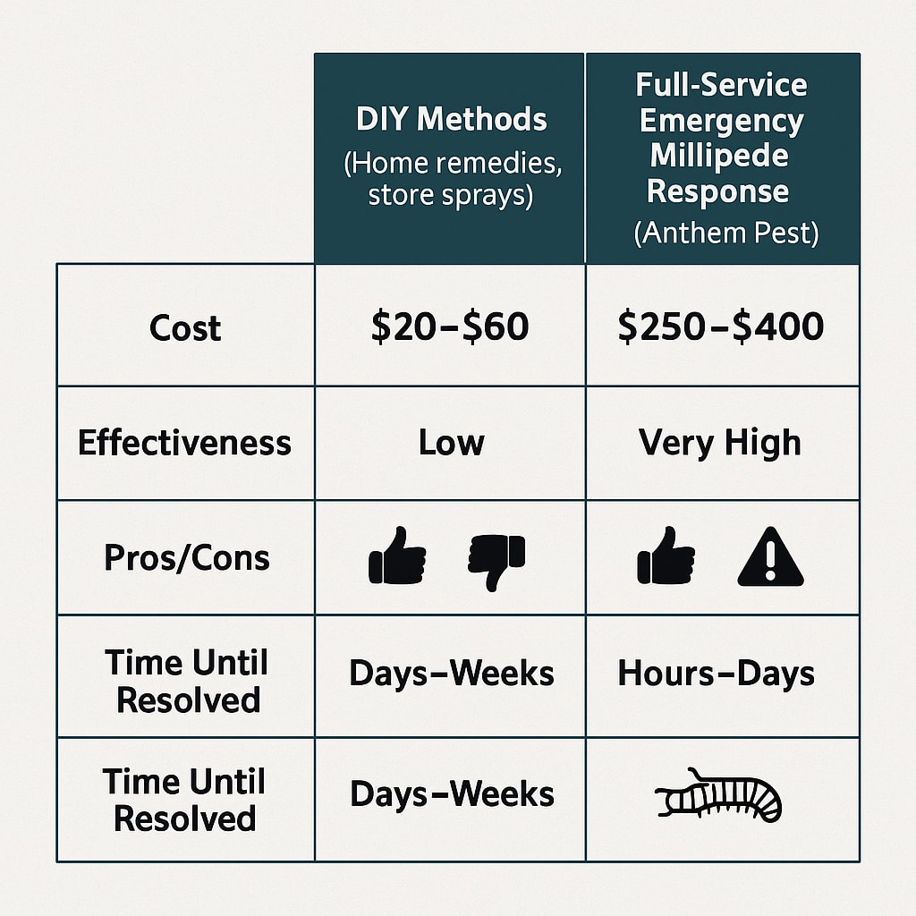 Cost of millipede control Sandy Springs Georgia