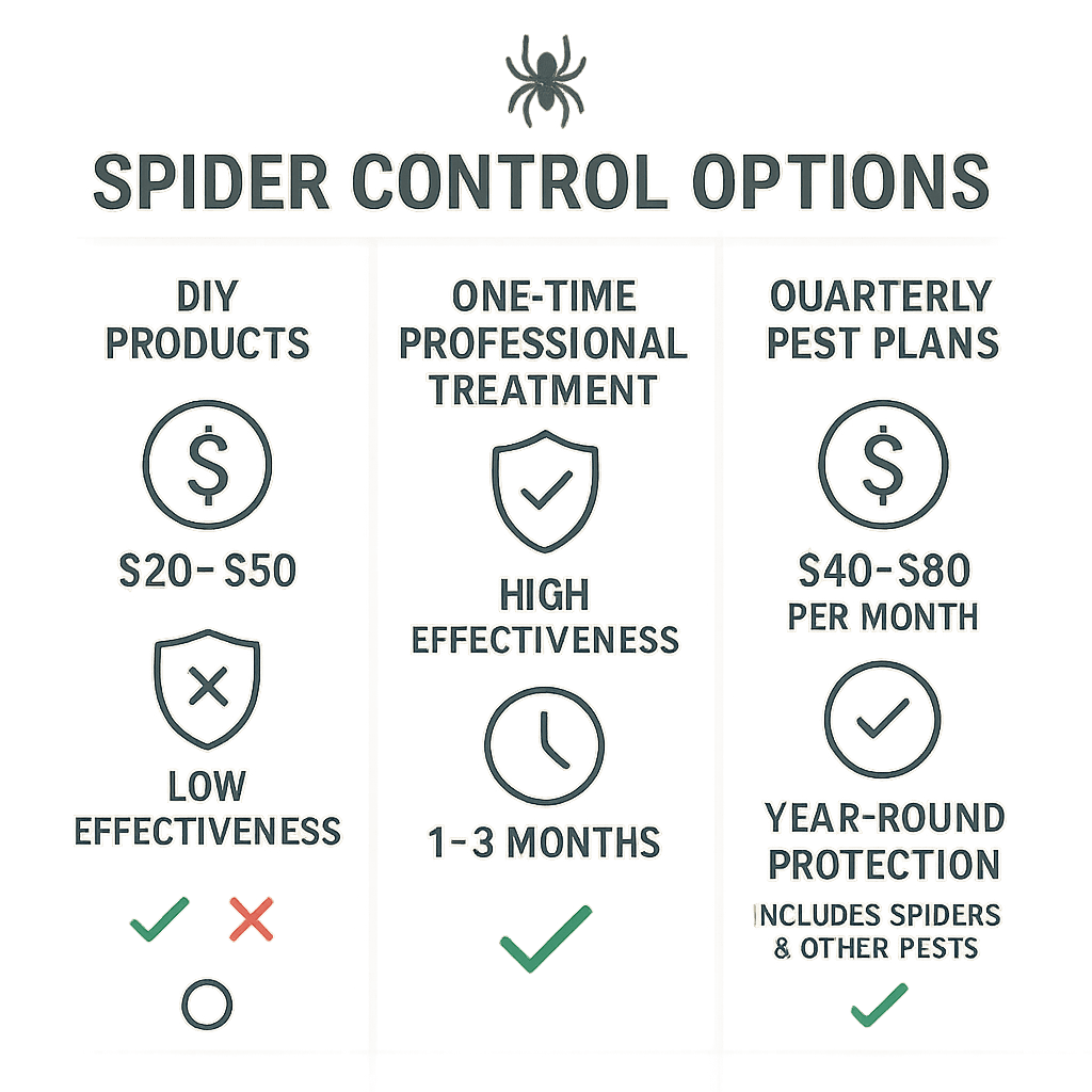 Cost of Spider Control Peachtree City GA