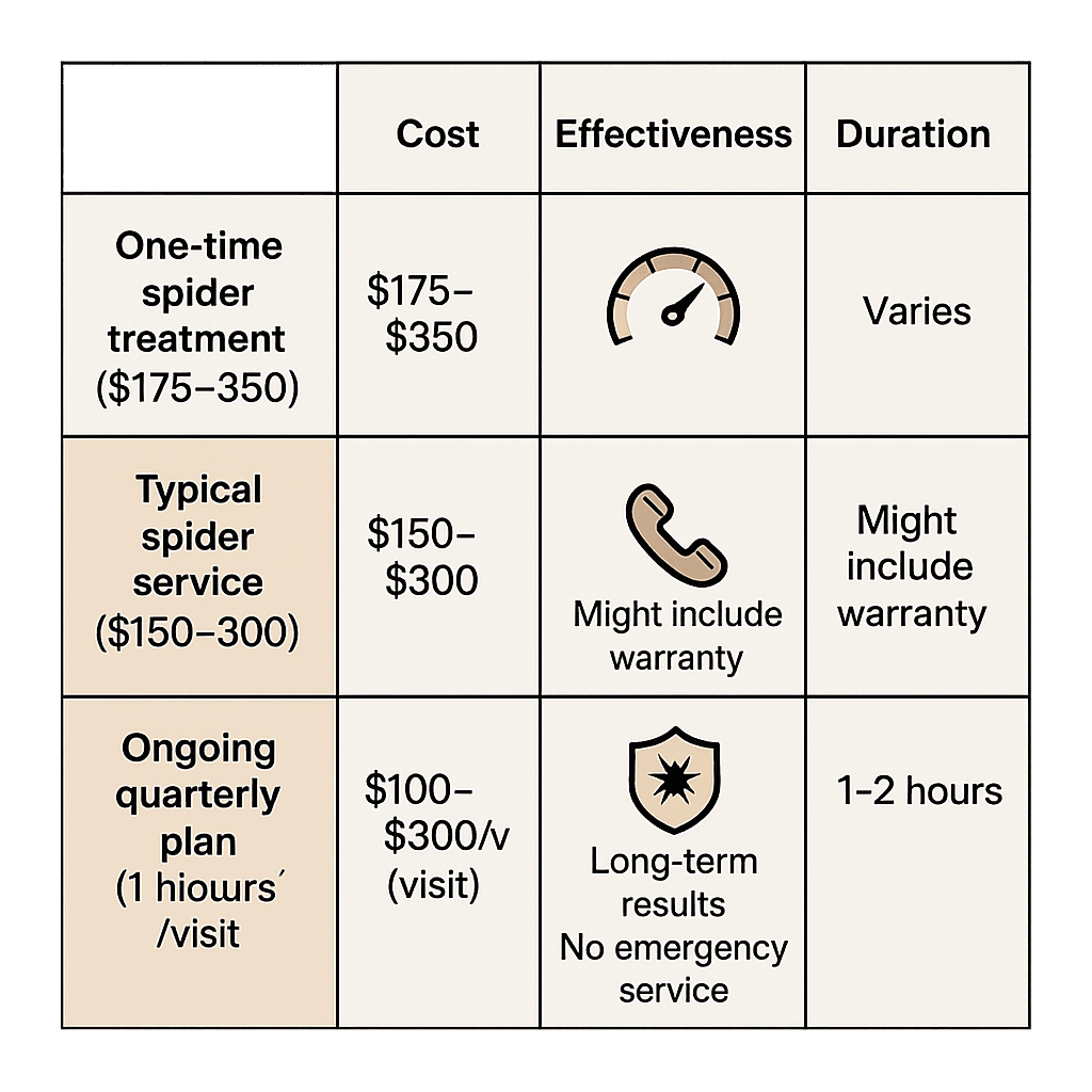 Spider control cost Druid Hills, GA