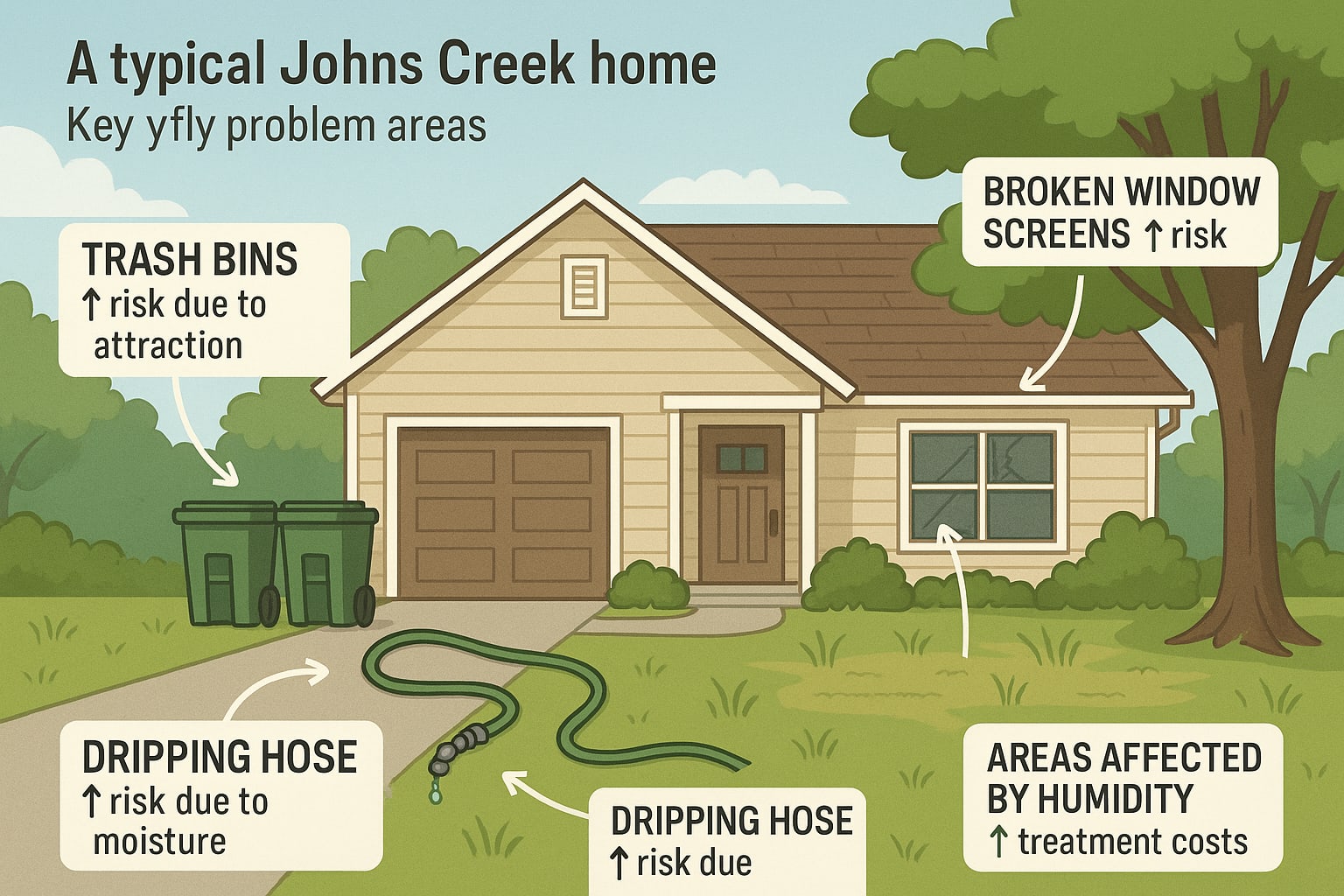 Keep House Flies Out of Your Johns Creek Home