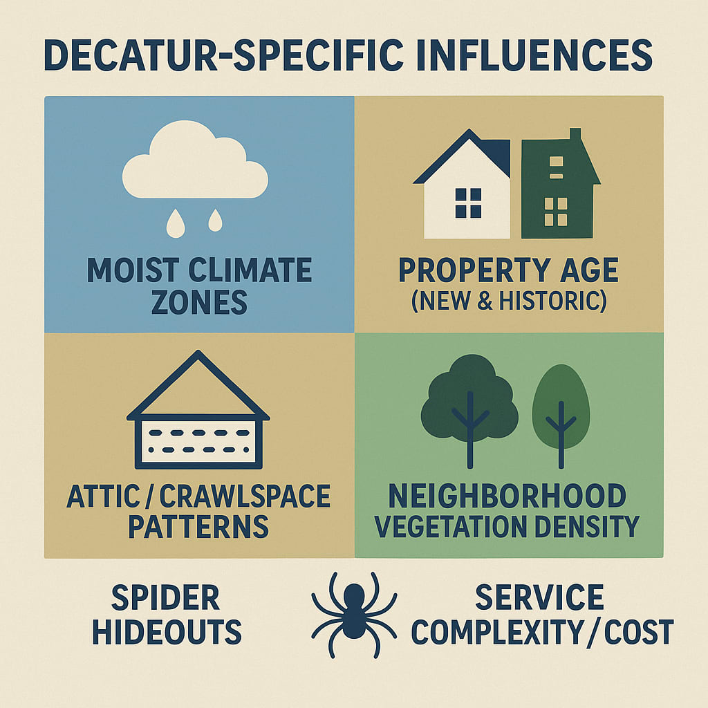 Spider Control Cost Decatur
