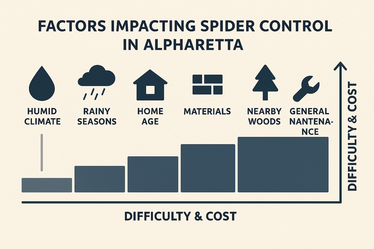 Factors impacting Spider Control in Alpharetta