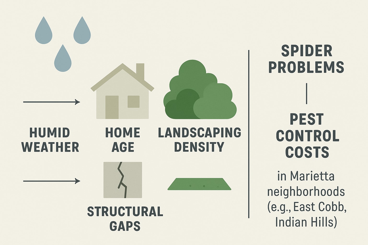 Simple tips to prevent spiders in Marietta homes