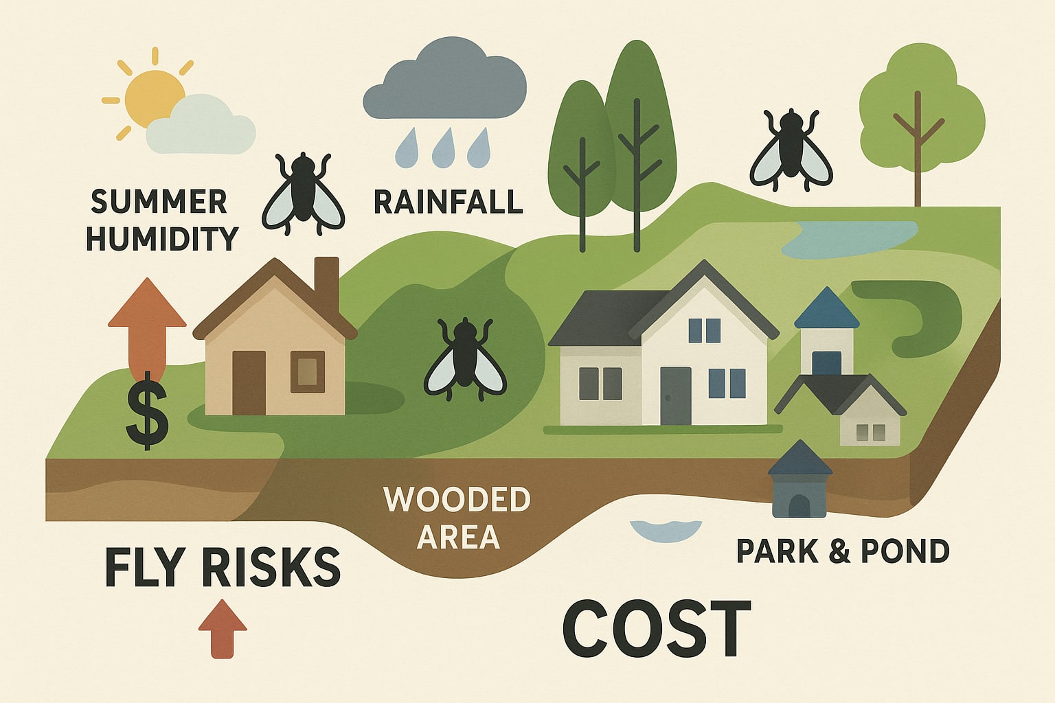 Fly risks in Alpharetta, Georgia