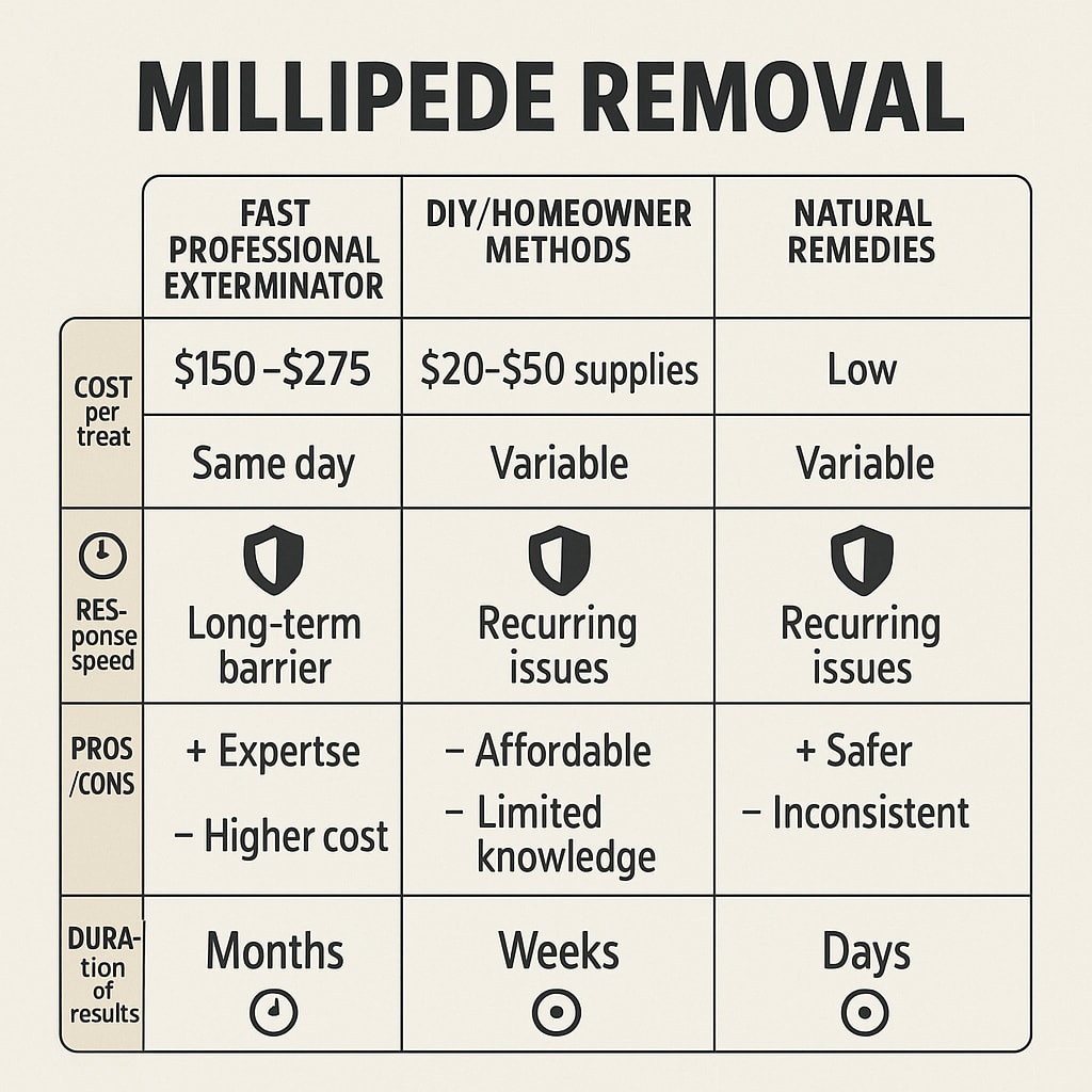 Cost of millipede exterminator Sandy Springs GA