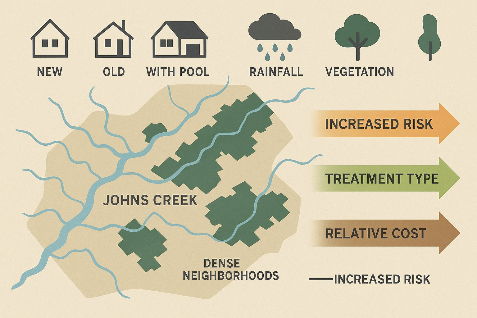 Increased risk in Johns Creek