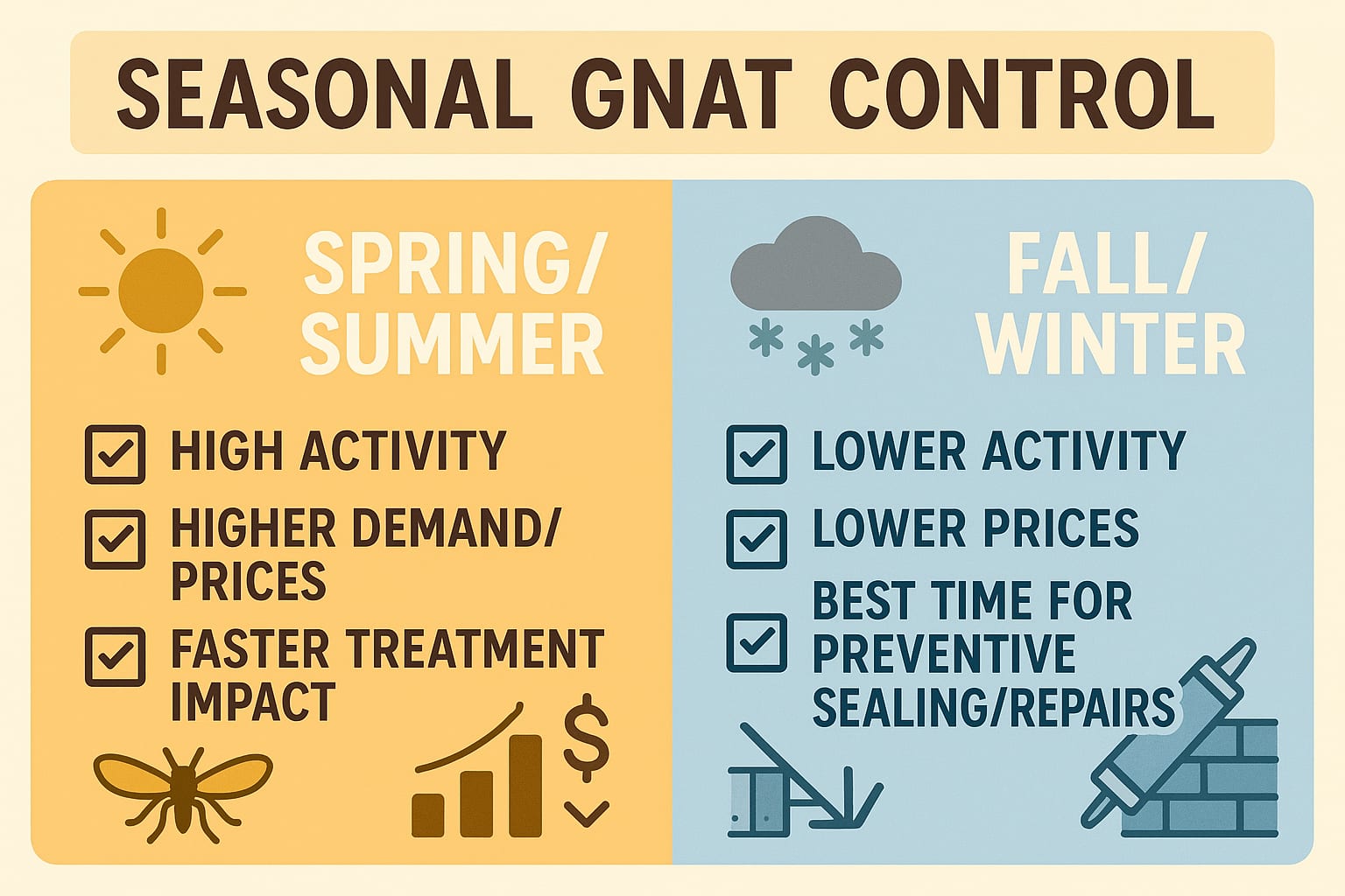 Best Time for Gnat Control Roswell GA