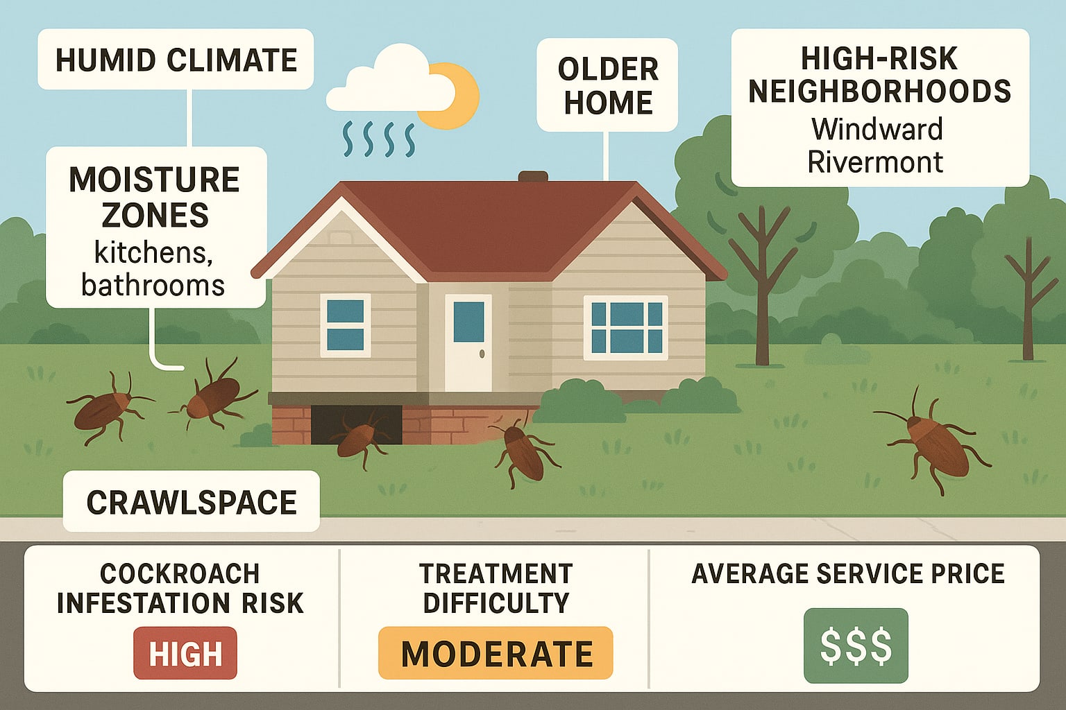 Keep Cockroaches Out of Your Alpharetta Home