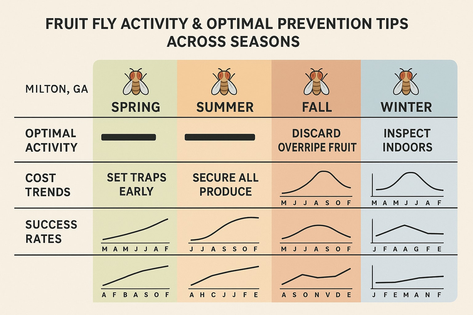 fruit fly control cost in Milton