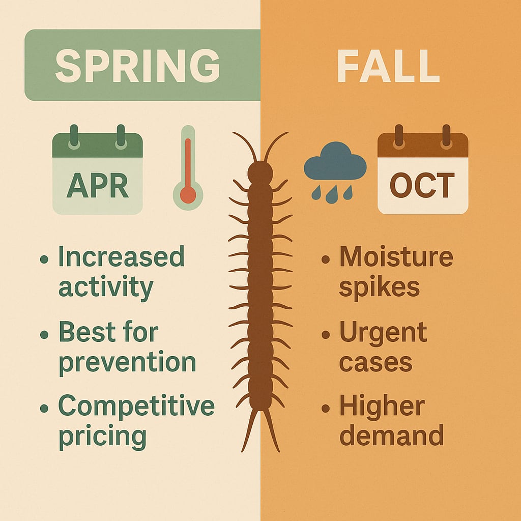 Timing Is Everything for Centipede Extermination in Sandy Springs