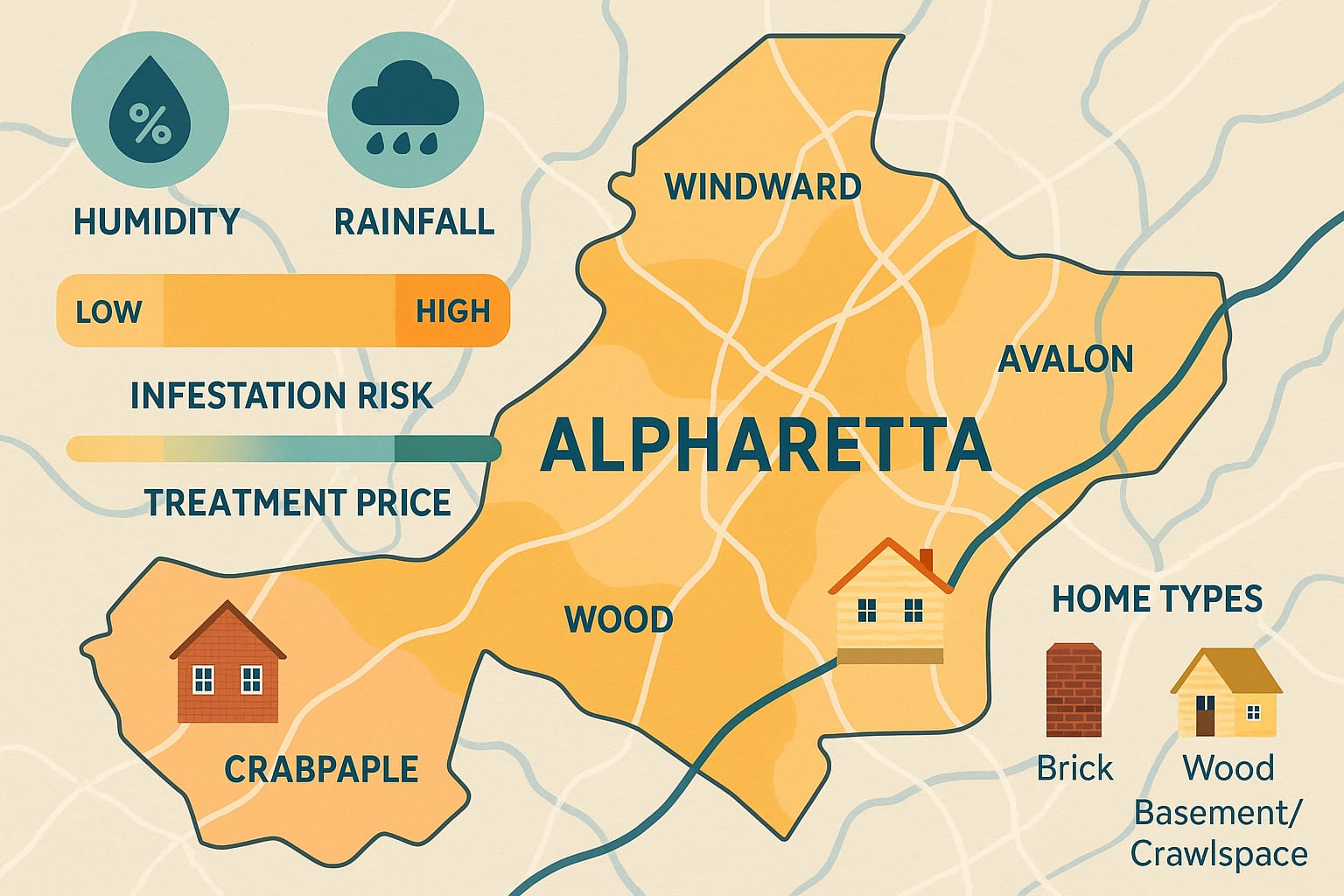 Centipede Control Cost Alpharetta