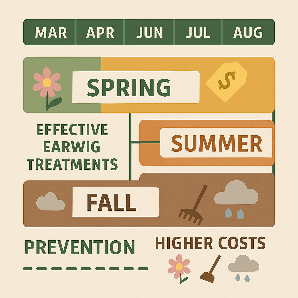 When to Schedule Earwig Control in Dunwoody for Best Results (and Value)