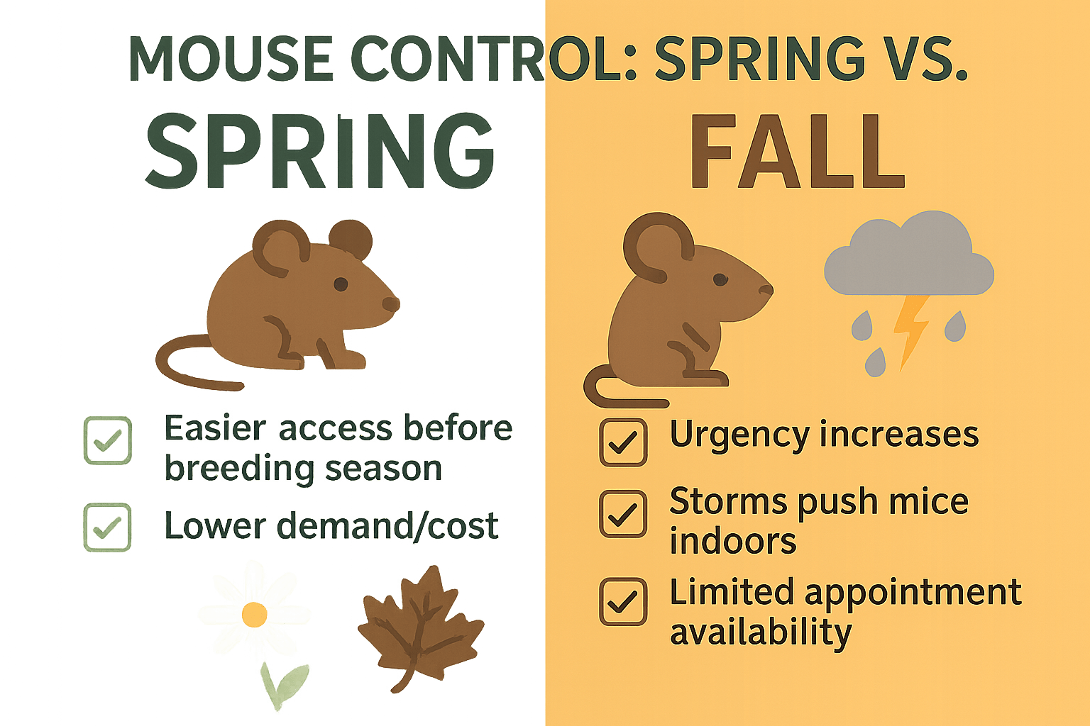 Best Time to Handle Mice in Sandy Springs