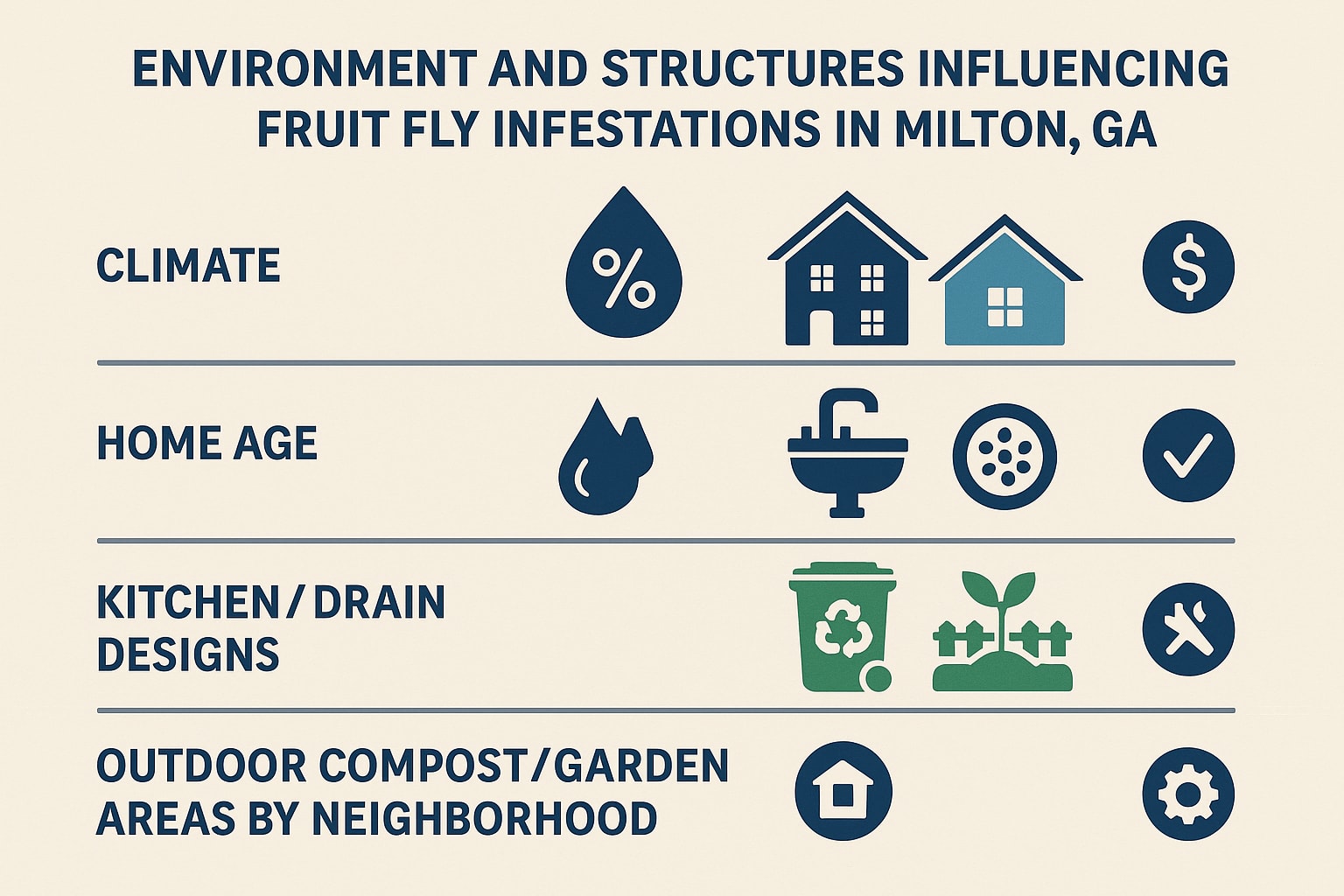 Fruit fly inspection Milton kitchen area