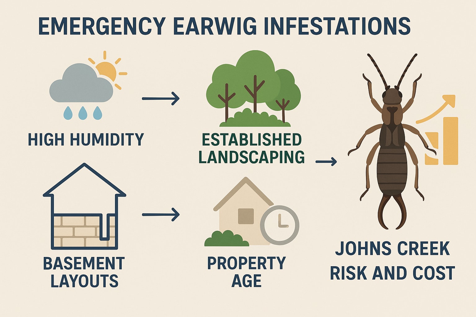 Emergency Earwig Infestations in Johns Creek